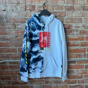 Brooklyn Cloth Tie Dye and White Graphic Hoodie